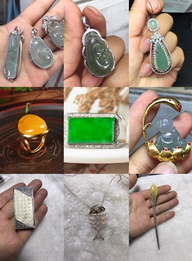 首饰代加工镶嵌9-24k金纯银s925