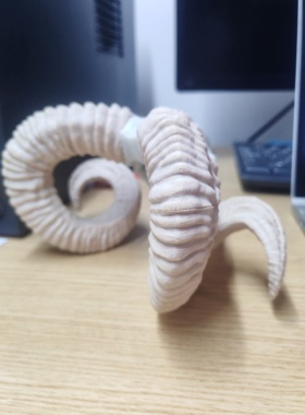 3D打印玩具仿真羊头骨模型装饰品摆件夜光万圣节装饰鬼屋装饰