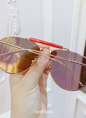 圆脸复古风太阳镜明星网红同款