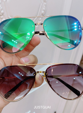 明星款飞行员男女潮流开车墨镜