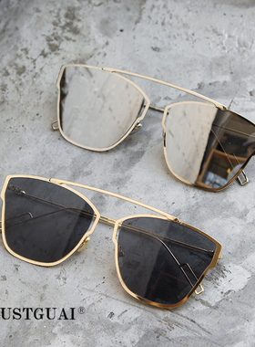 2021韩国新款金属潮流炫彩太阳镜