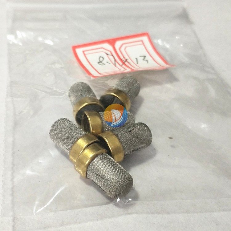 通用款喷油嘴小滤网黄铜包边不锈钢过滤网帽,淘宝优惠券,粉丝福利购,淘宝优惠卷