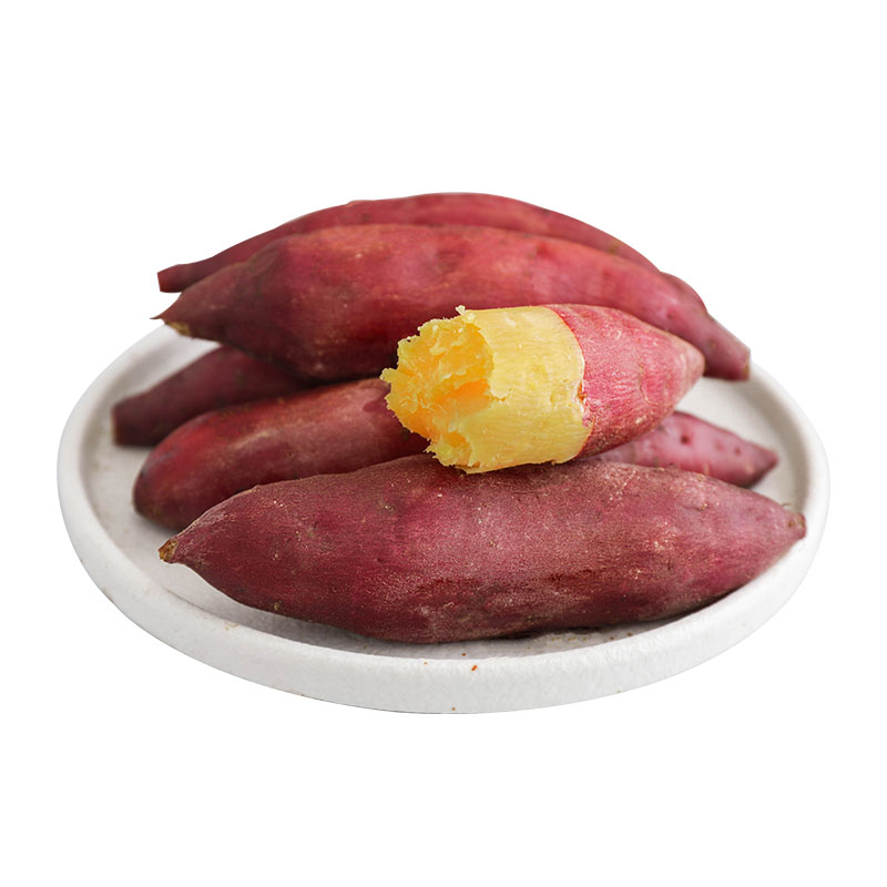 临安天目山小香薯板栗红薯地瓜沙地地瓜黄心手指新鲜红薯番薯 - 图3