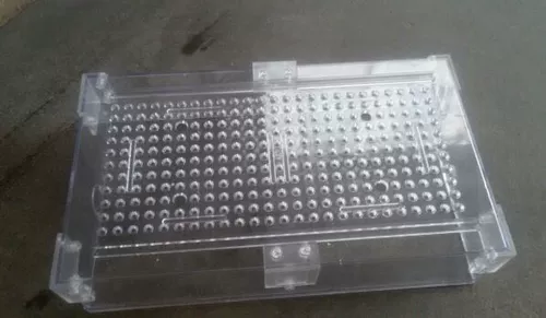 Прозрачный угловой код Прозрачный кронштейн прозрачный короб