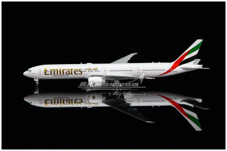 GeminiJets GJUAE2068/F 阿联酋航空波音B777-300ER A6-END 1:400 - 图0