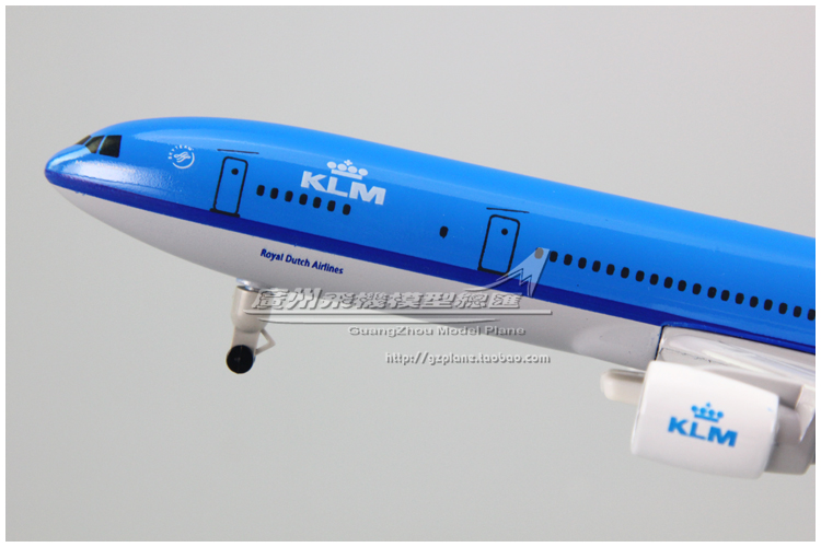 荷兰皇家航空 KLM麦道 MD-11 PH-KCD合金客机仿真飞机模型 20cm-图0