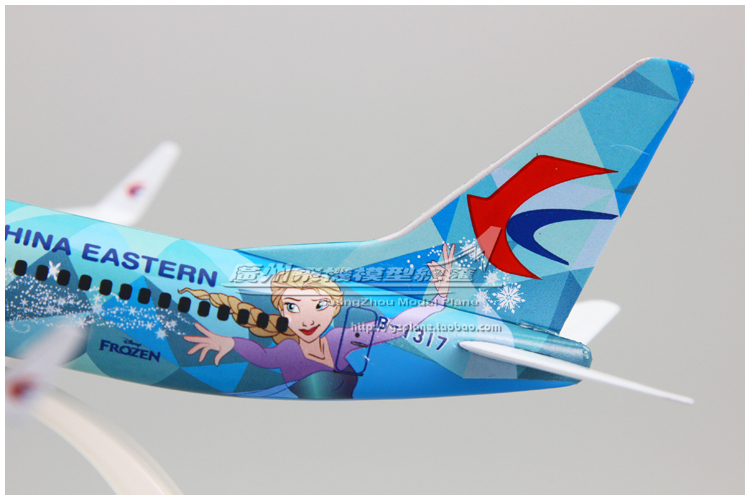 中国东方航空 波音 B737-800 冰雪 B-1317 合金 仿真客机飞机模型 - 图1