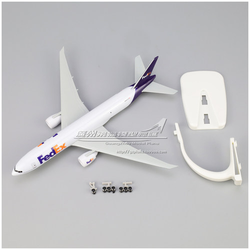 联邦国际快递 Fedex 波音 B777 合金 仿真 货机 飞机模型 20cm - 图2
