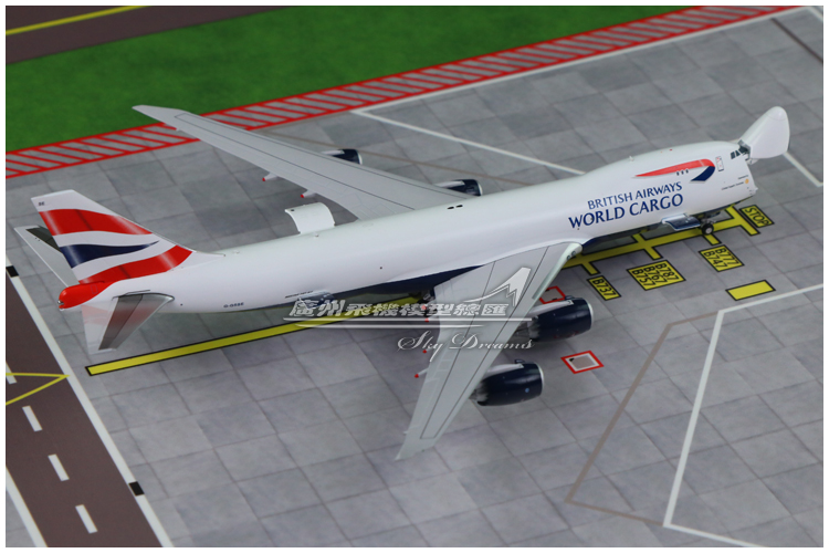 JCWINGS EW4748008 英国航空波音B747-8F Cargo G-GSSE 1:400开鼻 - 图2