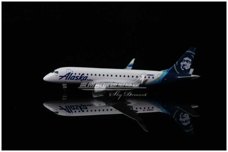 GeminiJets GJASA2038 阿拉斯加航空 E170-200LR N186SY 1:400 - 图0