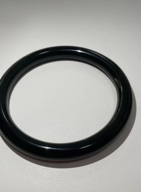 天然和田玉手镯 青玉细料玉镯子 百搭少女美人镯 墨绿色玉镯满绿