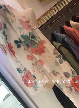 春夏季新款仿真丝乔其纱丝巾