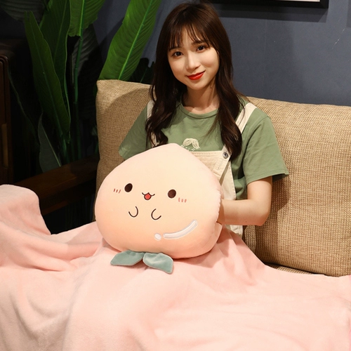 Подушка, одеяло, реалистичная плюшевая игрушка, тряпичная кукла, 2 в 1, подарок на день рождения