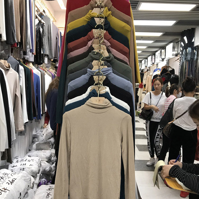 2025早春高领莫代尔打底衫女堆堆领黑色内搭修身韩版时尚洋气上衣,淘宝优惠券,粉丝福利购,淘宝优惠卷