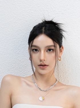 高端定制白百何吊坠项链