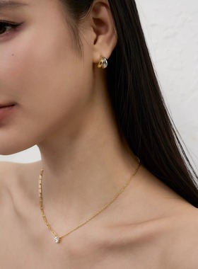 VOGUEWANG纯银莫桑比克钻石项链