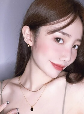 球形耳环VOGUEWANG银镀金小巧女