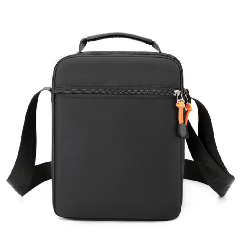 男款单肩小挎包休闲户外迷你斜挎包女男士小包包竖款多层小背包潮 - 图1