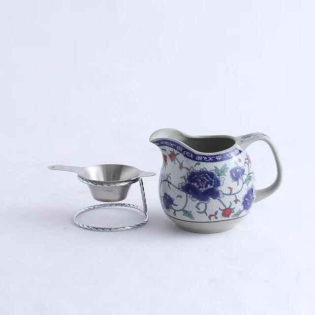 Qianshun ອັນດີງາມ porcelain ຄວາມອາດສາມາດຂະຫນາດໃຫຍ່ retro ຊາທະເລ