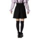 Japanese single women's lolita style sweet and cute corduroy suspender skirt with loose waist in spring, autumn and winter