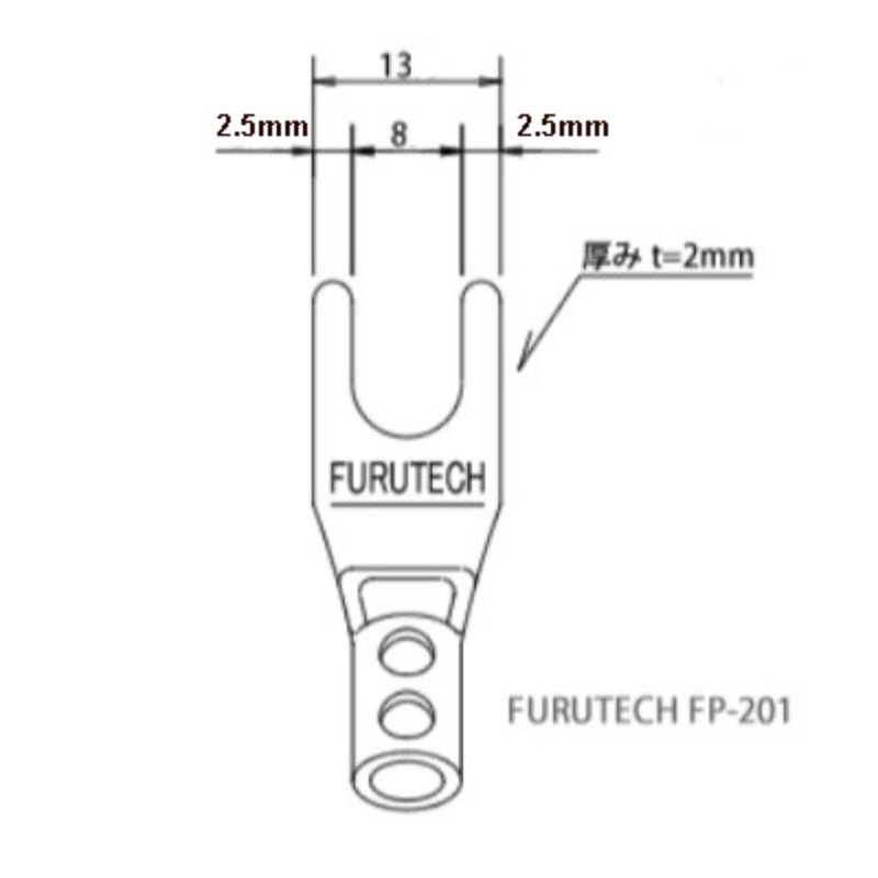 日本古河FURUTECH FP-201喇叭线Y插G/R镀金镀铑Y叉 音箱线插头,淘宝优惠券,粉丝福利购,淘宝优惠卷