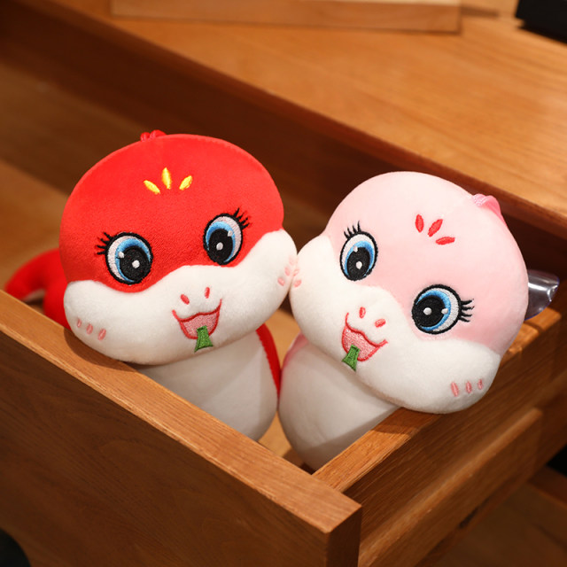 Small snake doll baby soothing funny plush toy female doll hugging and sleeping ugly and cute snake mascot