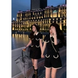 Летнее платье, приталенный корсет, мини-юбка, по фигуре, в стиле Шанель