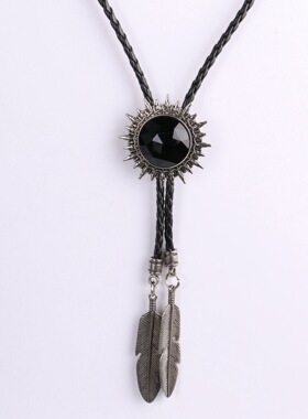 韩版男士波洛领带通用礼盒装吊坠