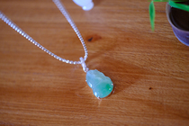 Foru Monkey 18K Platinum Full Drill Almighty Buckle Heavy Gold Inlaid Myanmar Emerald Ice Seed Green Gourd Side Carved Monkey