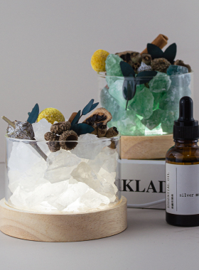 高级感扩香石香薰小夜灯摆件