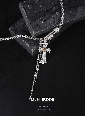 皇冕十字架项链女甜酷百搭时尚精致锁骨链轻奢高级感原创设计颈链