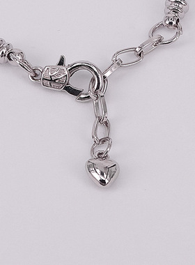 厂家现货3MM潘家铜蛇骨链条 龙虾扣调节手链女 DIY镀银不锈钢手链