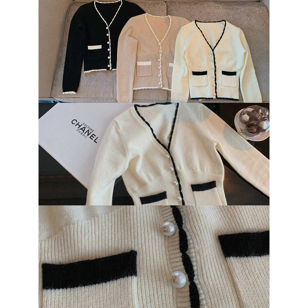 THE SWAN司凰轻奢  山羊绒珍珠系列针织开衫上衣短半裙,淘宝优惠券,粉丝福利购,淘宝优惠卷