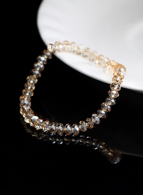 施家爆闪奥地利水晶手链简约百搭