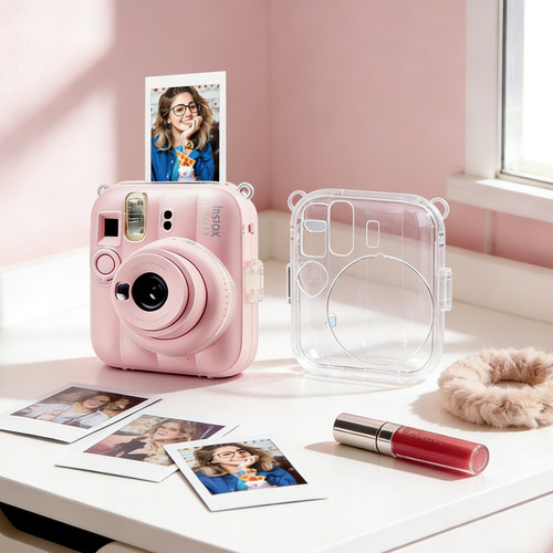 适用富士拍立得mini13透明水晶壳保护套防尘防摔防剐蹭高透高颜值 - 图0