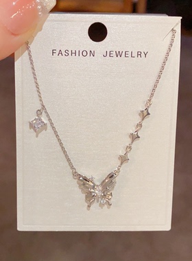 蝴蝶项链耳钉耳环2026新款