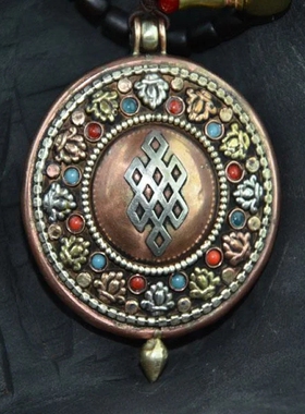 藏式十字金刚杵嘎乌盒九秘坊