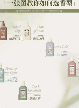 润培身体乳清爽保湿持久留香