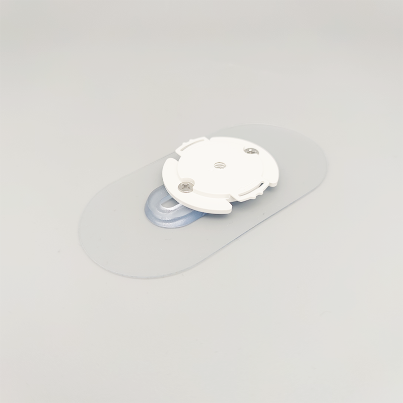 适用于小米摄像头免钉安装底座卡支架不打孔吸顶天花板吊装双面胶
