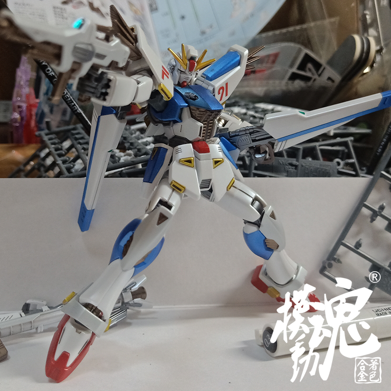 模动魂合金着色万代 高达 HGUC 167 1/144 高达F91拼装 模型 - 图2