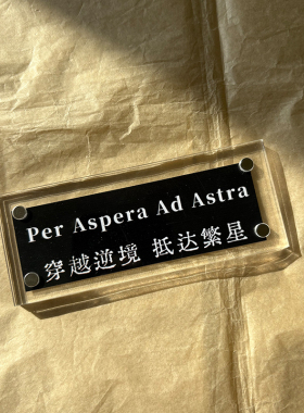 循此苦旅以达天际 穿越逆境抵达繁星 创意磁吸冰箱贴家居装饰品
