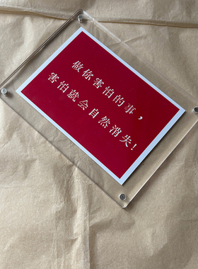 做你害怕的事 害怕就会自然消失 励志正能量治愈系摆件摆台