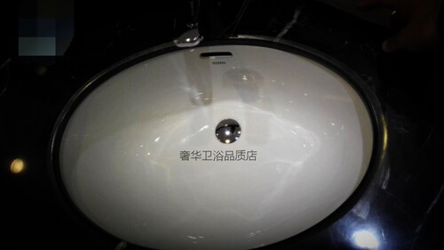 TOTO台下式洗脸盆LW548B椭圆形陶瓷智杰釉面洗面器 - 图2