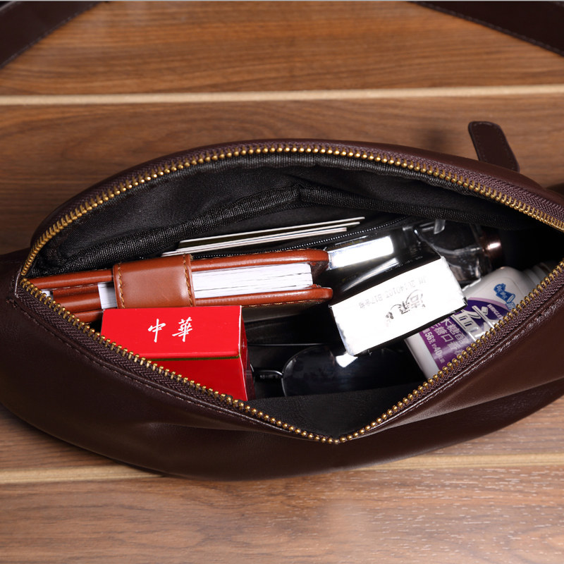 2025潮牌胸包男士腰包单肩斜跨包皮质小背包休闲韩版时尚男包,淘宝优惠券,粉丝福利购,淘宝优惠卷