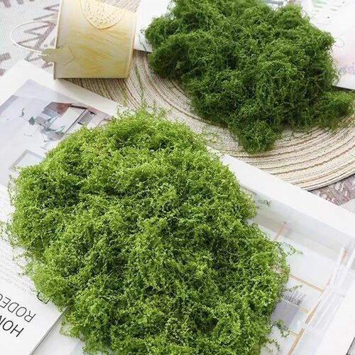 仿真丛林苔藓假青苔仿生草皮造景丝线仿真植被假草皮草坪花盆铺面-图0