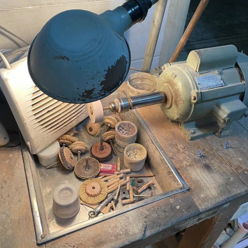 玉石抛光牛皮轮进口牛皮抛光轮翡翠镜面抛光轮打磨抛光工具皮轮 - 图2