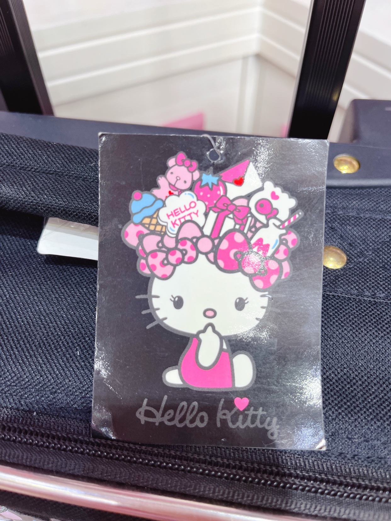 清货日本原装进口hello Kitty牛津布18寸旅行箱箱包皮具热销品质-图2