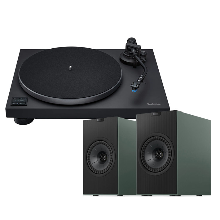 Technics松下C40黑胶唱机+KEF CodaW有源音箱 家庭影音蓝牙流媒体,淘宝优惠券,粉丝福利购,淘宝优惠卷