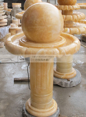 天然石材流水喷泉宾馆大堂工艺品