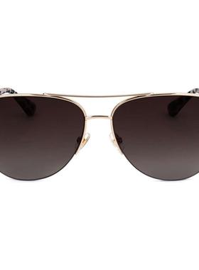 代购kate spade女士太阳镜防紫外线偏光遮光清晰视野猫眼型金属